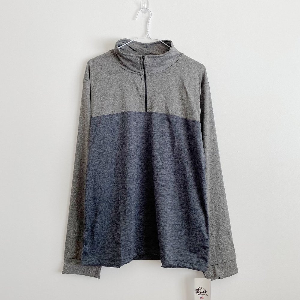 American legend outfitters Men's heatgear long sleeve top, Gray, Size Large